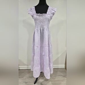 Hill House Lavender Midi Dress - Size L - New With Tags